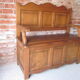 Chest bench in solid chene