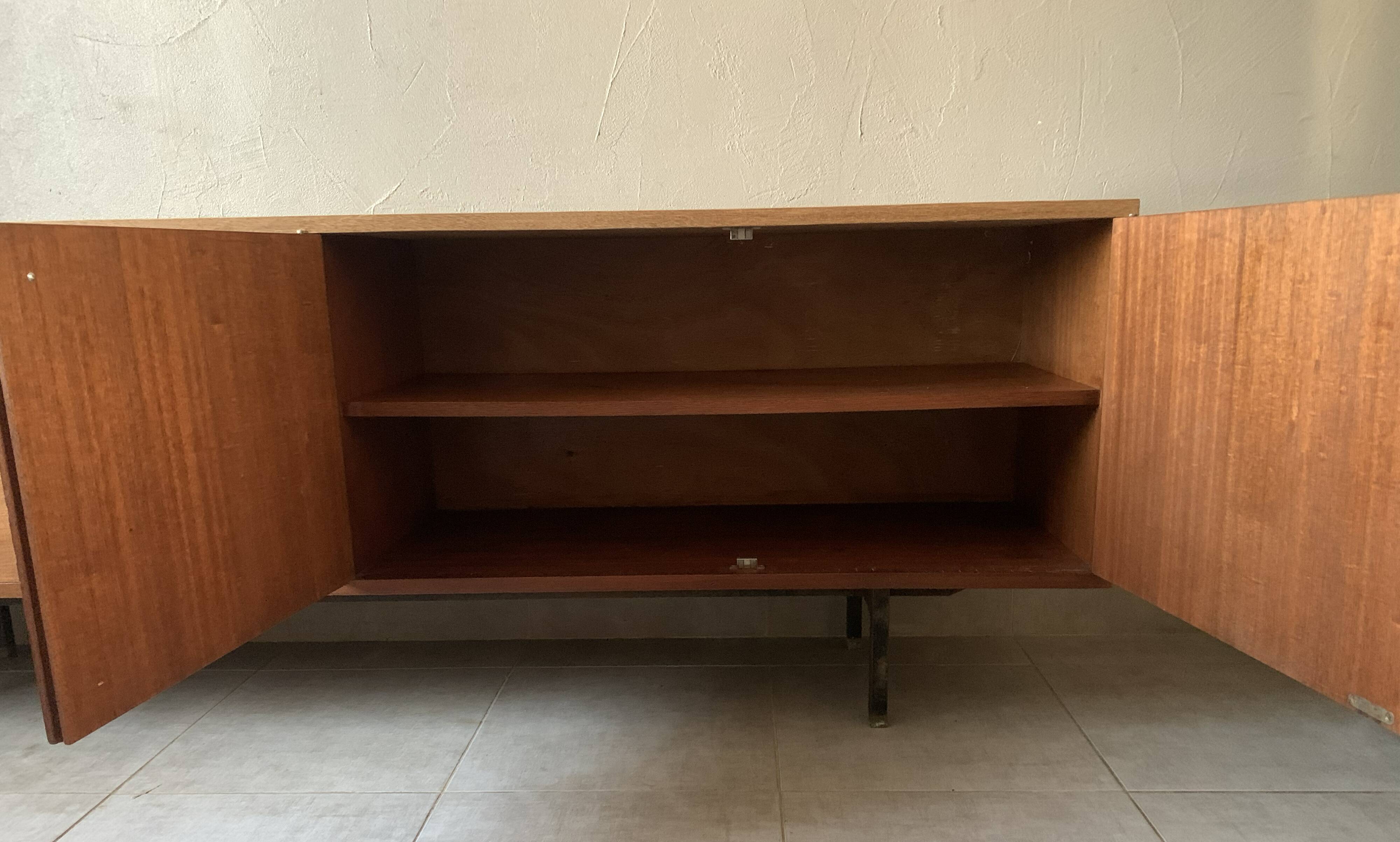 Vintage Scandinavian teak sideboard from the 60s