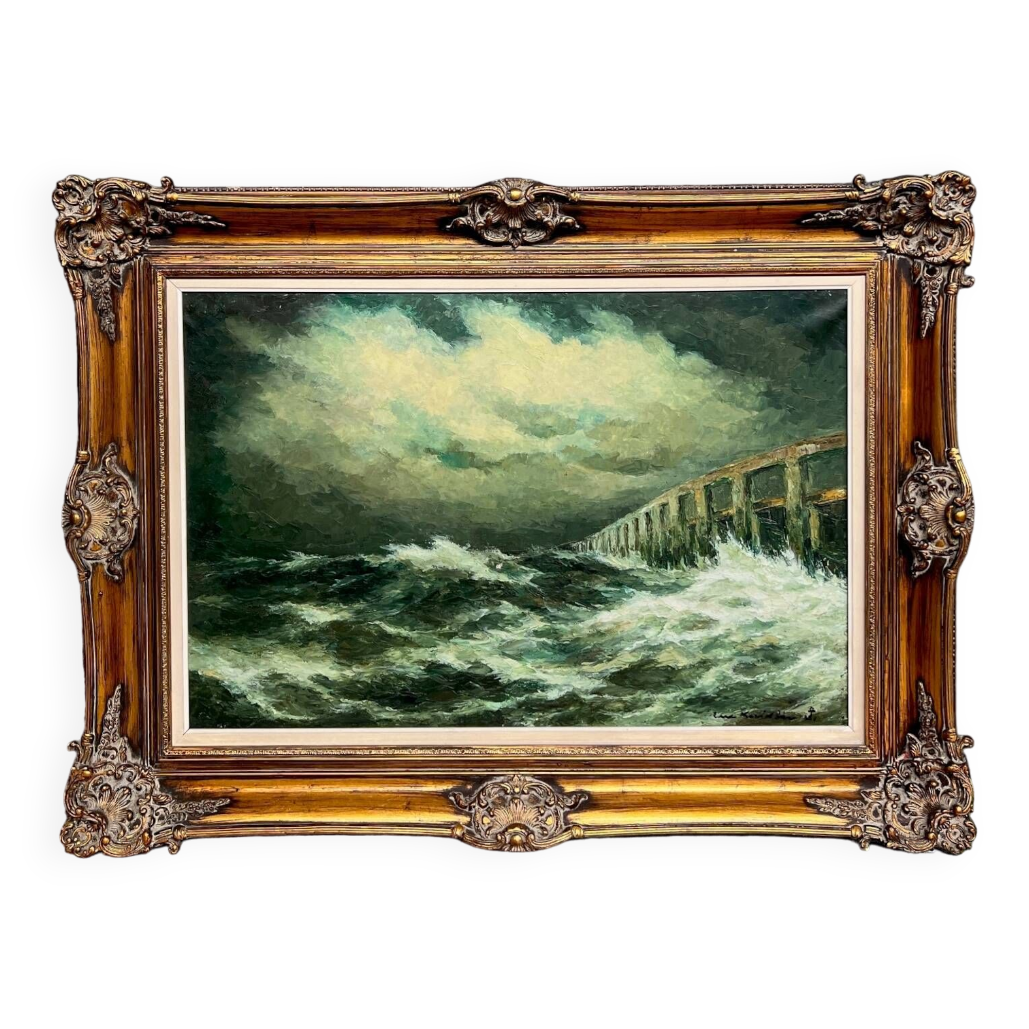 L.Kaisen (1901-1963) “Seascape”.