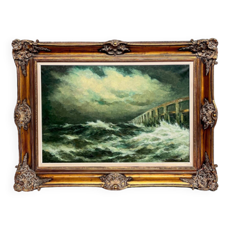 L.Kaisen (1901-1963) “Seascape”.