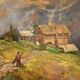 Signed landscape from the 1950s