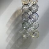 Coffret de 10 verres à Cognac de Luminarc en verre coloré