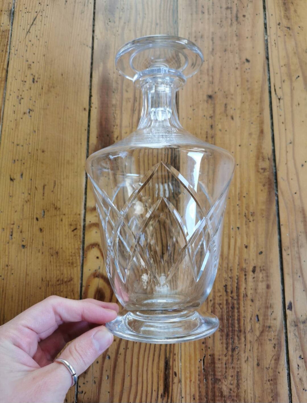 Argental crystal decanters