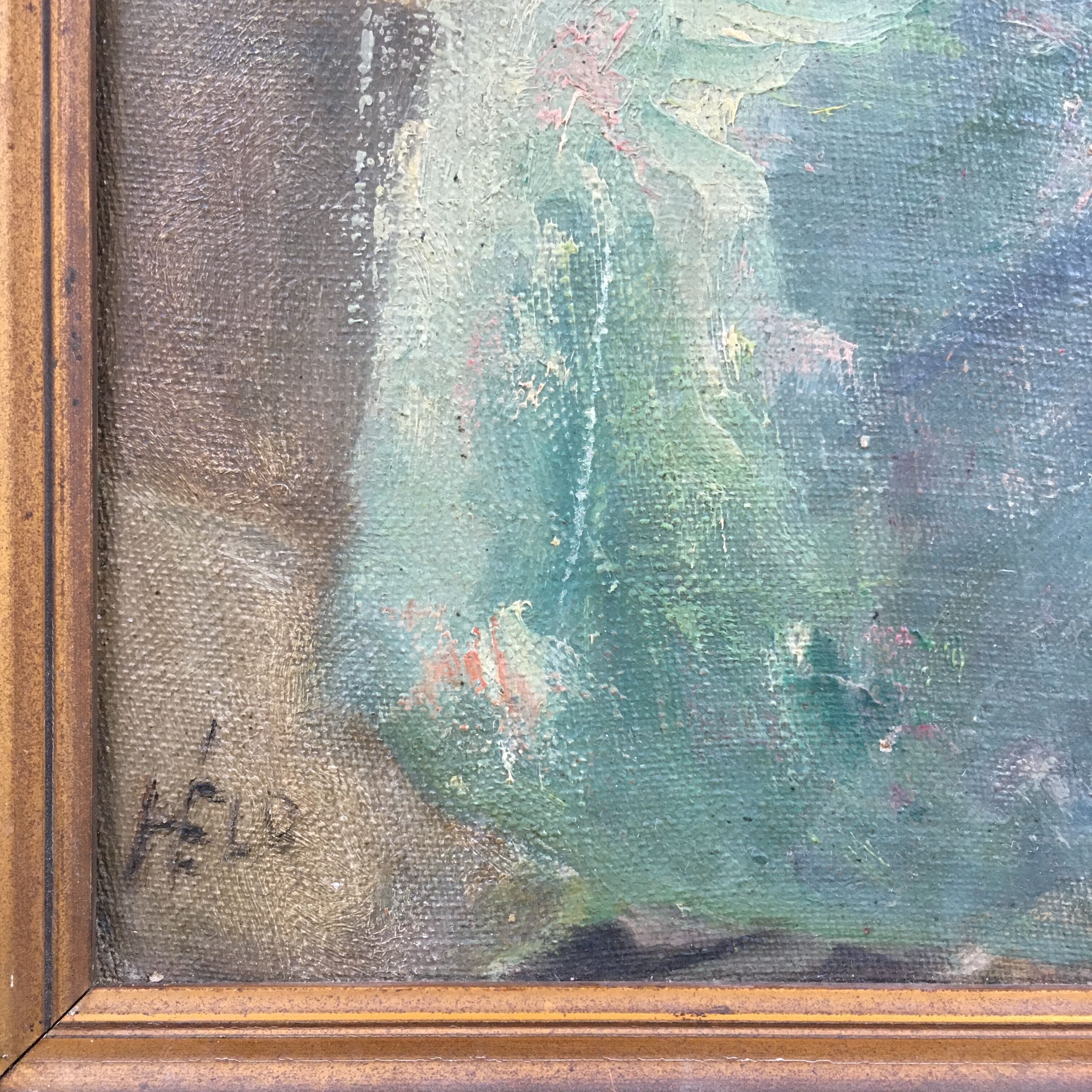 Painting Young Girl in the Hat