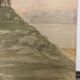 Double-sided watercolor castle landscape