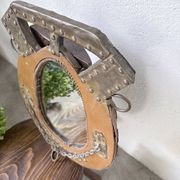 Brutalist handcrafted mirror "horse"