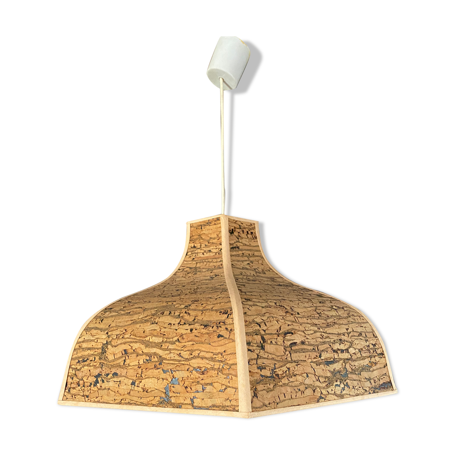 Hanging lamp in cork 80