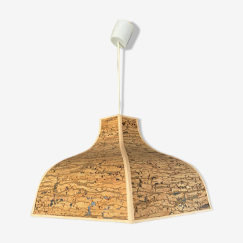 Hanging lamp in cork 80