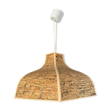 Hanging lamp in cork 80