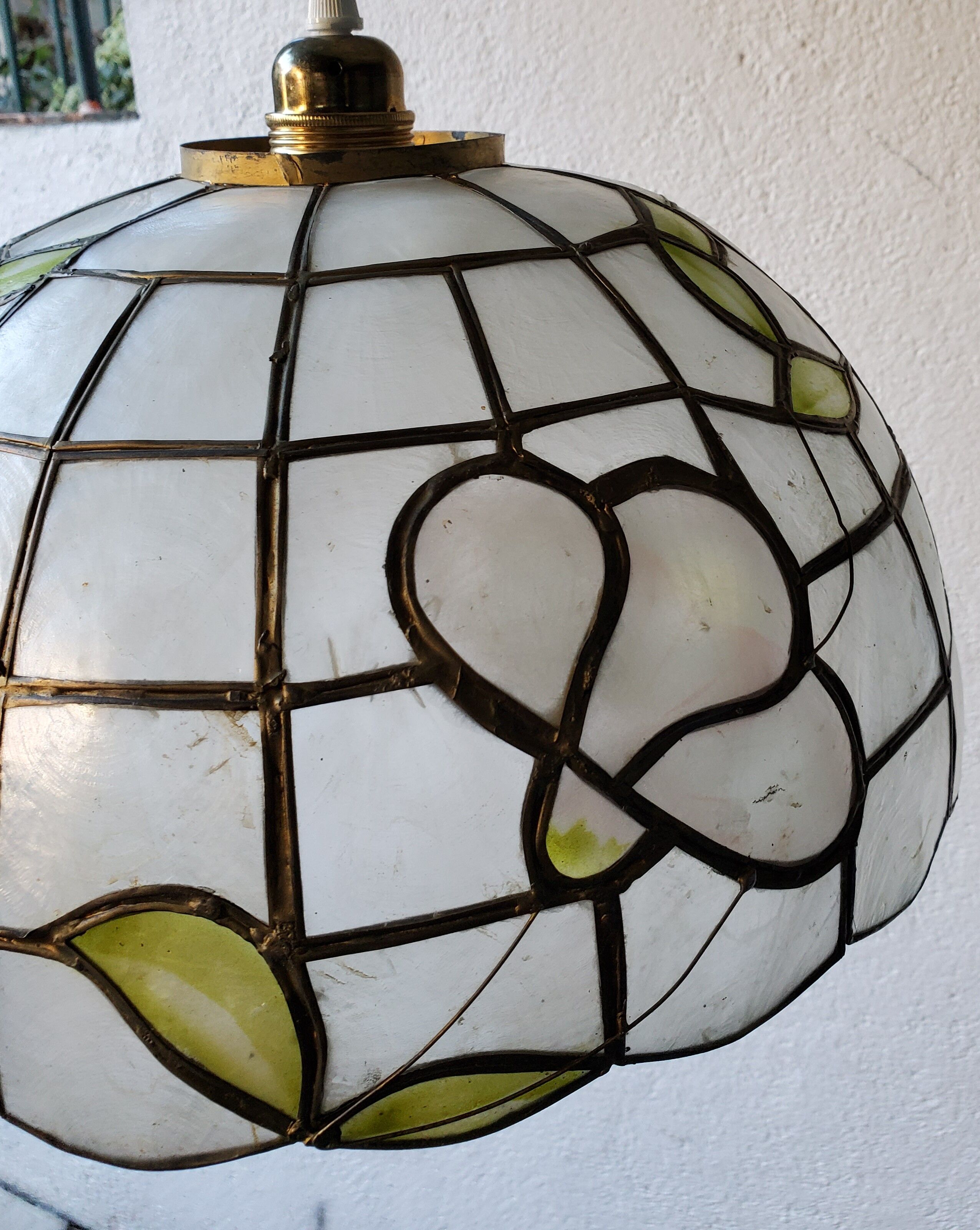 70's mother-of-pearl hanging