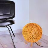 Rattan ball lamp