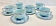 6 octagonal tea cups and saucers porcelain Haviland Limoges