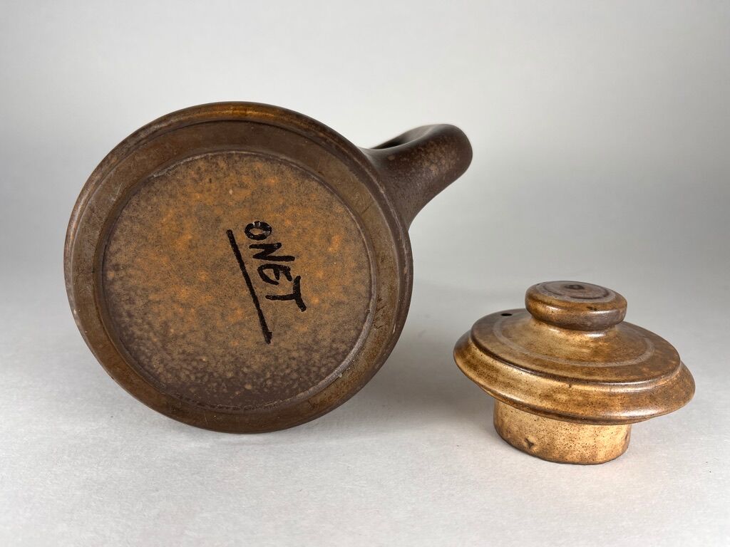 Ceramic teapot by Daniel Chaponet Vintage French 70