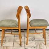 Set of four chairs ton vintage czechoslovakia 1960s