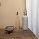 Old stoneware bottle