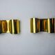Pair of "Foglios" brass wall lights, Italy, 1970