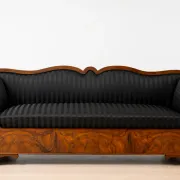 Exceptional 19th Century Biedermeier Walnut Sofa, circa 1850