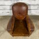 Leather club chair