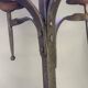 Pair of wrought iron candelabras
