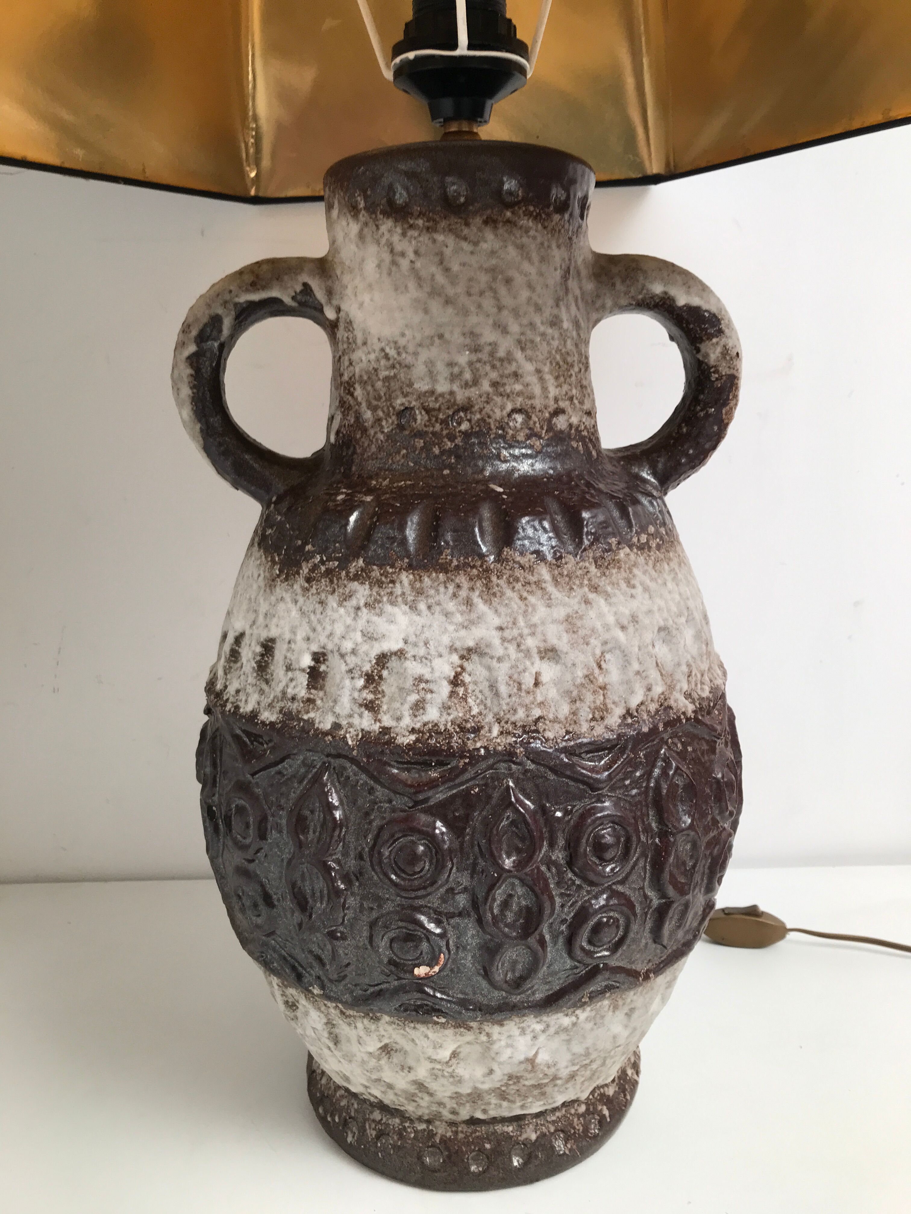 Ceramic lamp accosted 50s-60s
