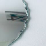 Oval beveled mirror 50x25cm