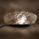 Square molded glass globe ceiling