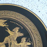 Greek plate 24 carat gold décor