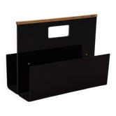 Vintage Plexiglas magazine rack from the 70s.