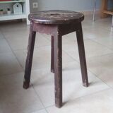 Vintage solid wood stool