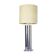 Hans-Agne Jakobsson table lamp in chromed steel and brass, Sweden, 1960