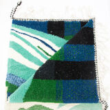 Beni ouarain rug, contemporary wool, moroccan handmade, unique piece signed designer khalil minka