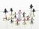 Vintage Glass Figurine Set, Jaroslav Brychta, 1930s–1940s