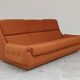 Complete orange salon JITONA in Atlantis Space Age style from the 1970s.