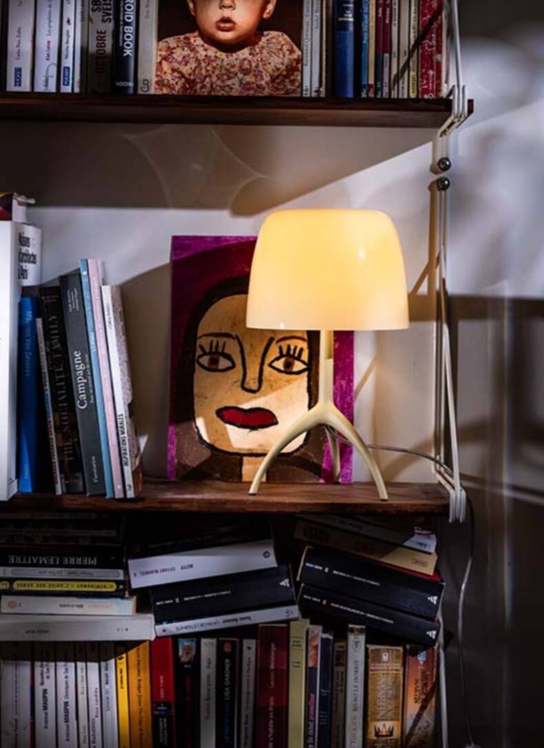 Lumiere Table Lamp by Rodolfo Dordoni for Foscarini 1990