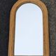 Vintage bamboo rattan mirror 1960 Italy