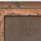 Oil on canvas House by the river