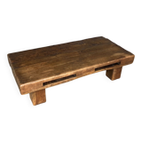 Solid oak coffee table