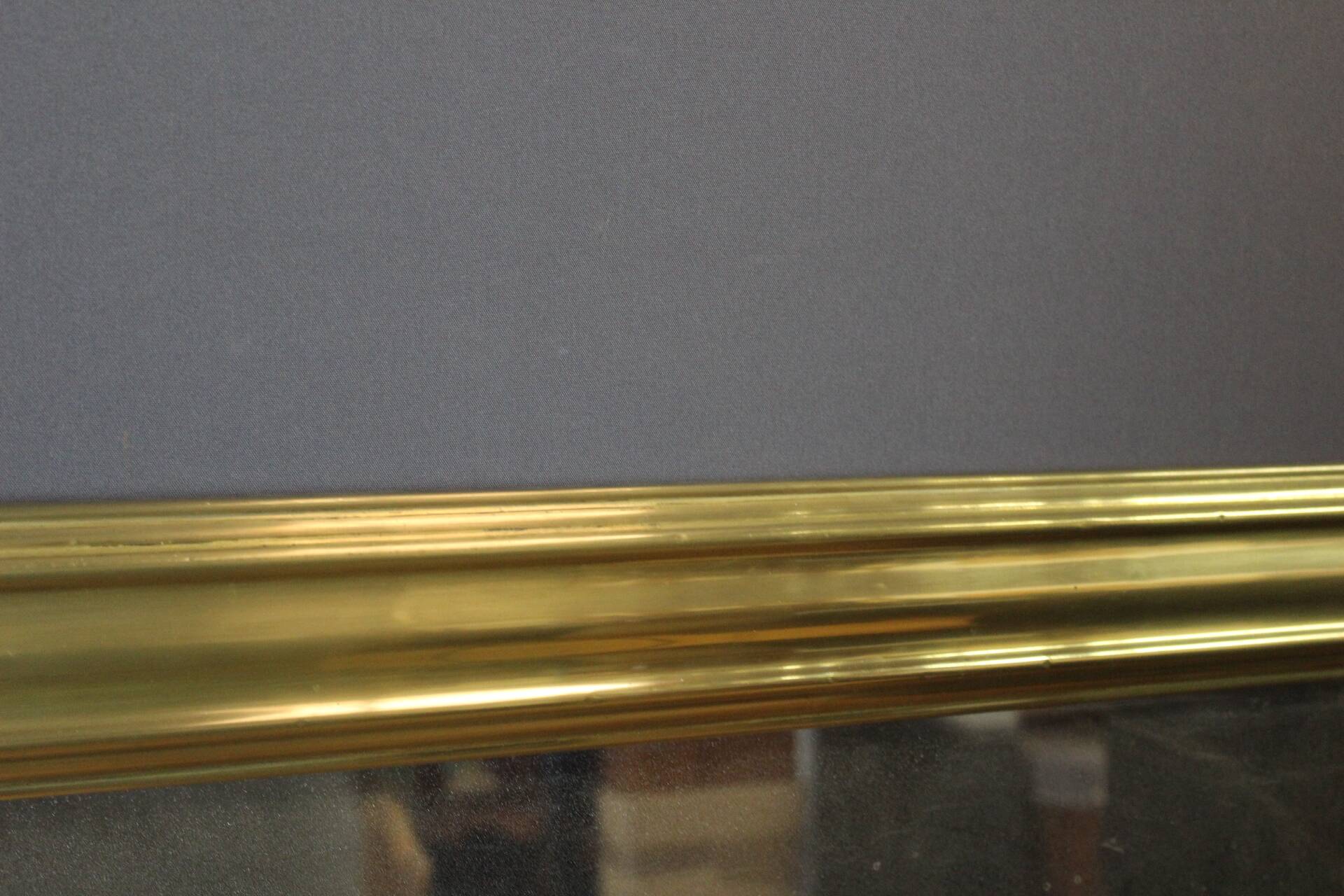 Bistro Mirror in Brass XIX