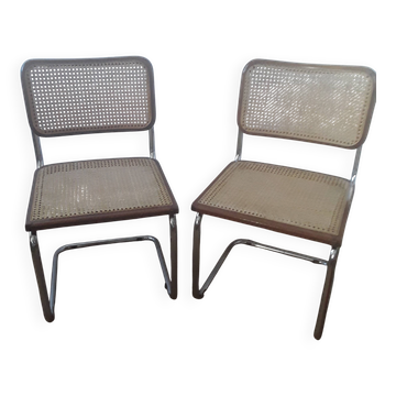Pair of chairs B32 Marcel Breuer