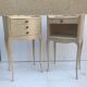 Pair of bedside tables in the Louis XV style
