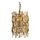Hollywood Regency Brass & Crystal Glass Ceiling Lamp by Christoph Palme for Palwa