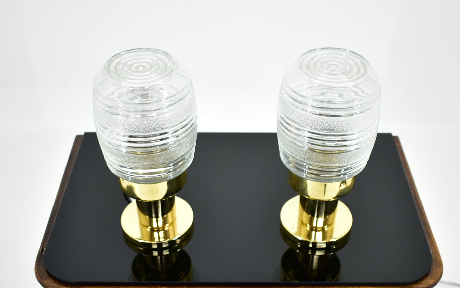 Pair of Mid-Century Table Lamps, Kamenicky Senov, 1960's