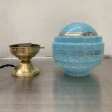 Clichy glass bedside lamp