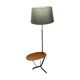 Floorlamp with wooden tablet