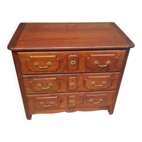 Commode style Louis XIV  en bois naturel
