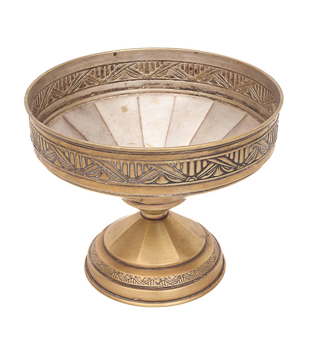 Art Deco brass cup
