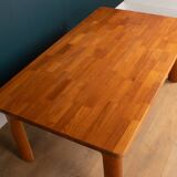 Restored Danish Solid Teak 1960s Retro Coffee Table