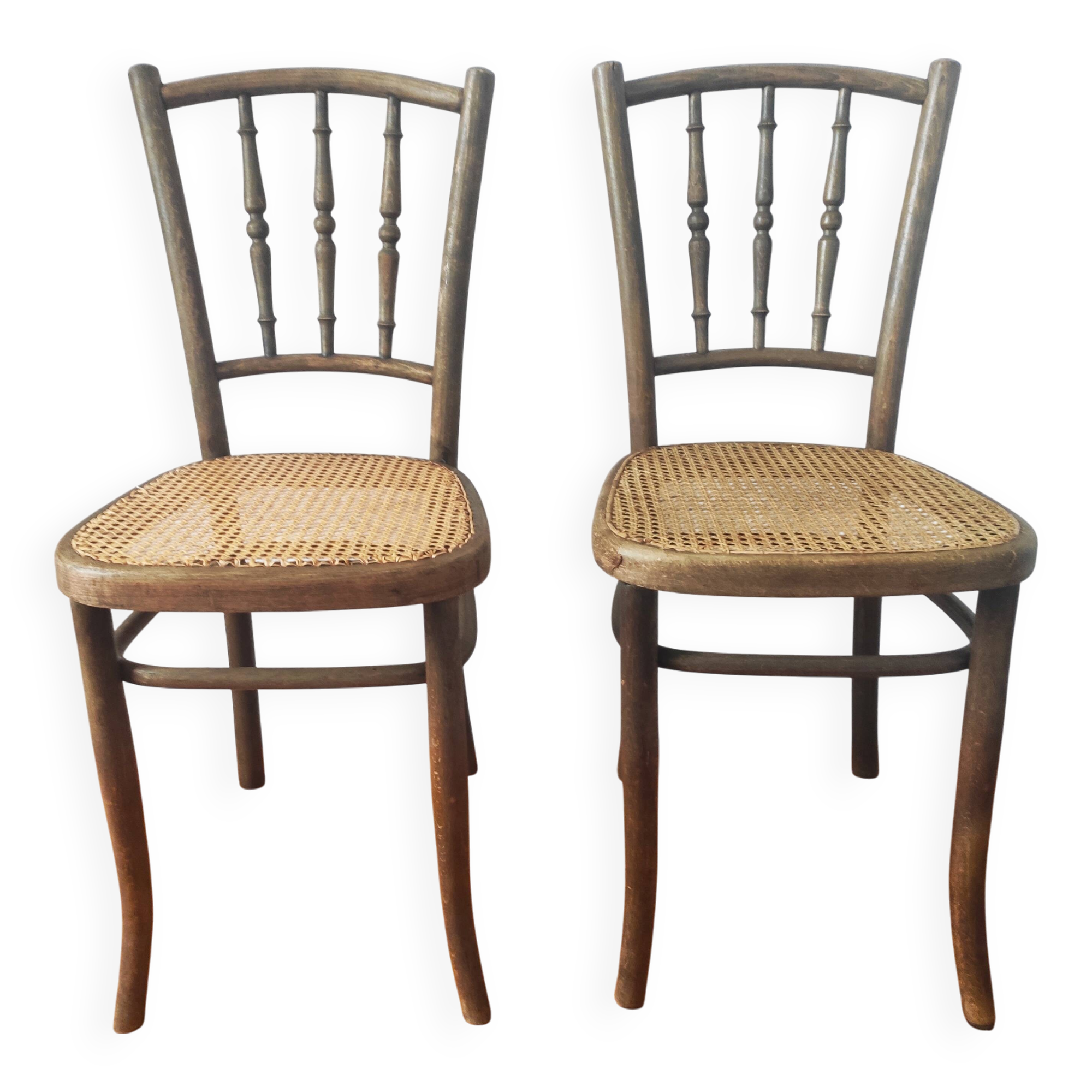 Pair of antique Josef Hofmann chairs
