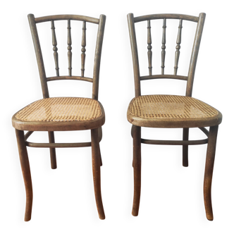 Pair of antique Josef Hofmann chairs