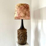 Table lamp by Judi Kunst, denmark, brutalist studio ceramic, 1960s